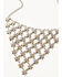 Image #2 - Shyanne Women's Champagne Chateau Bib Necklace, Silver, hi-res