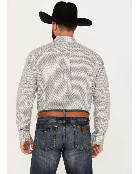 Image #4 - Ariat Men's Kingsley Geo Print Long Sleeve Button-Down Western Shirt, , hi-res
