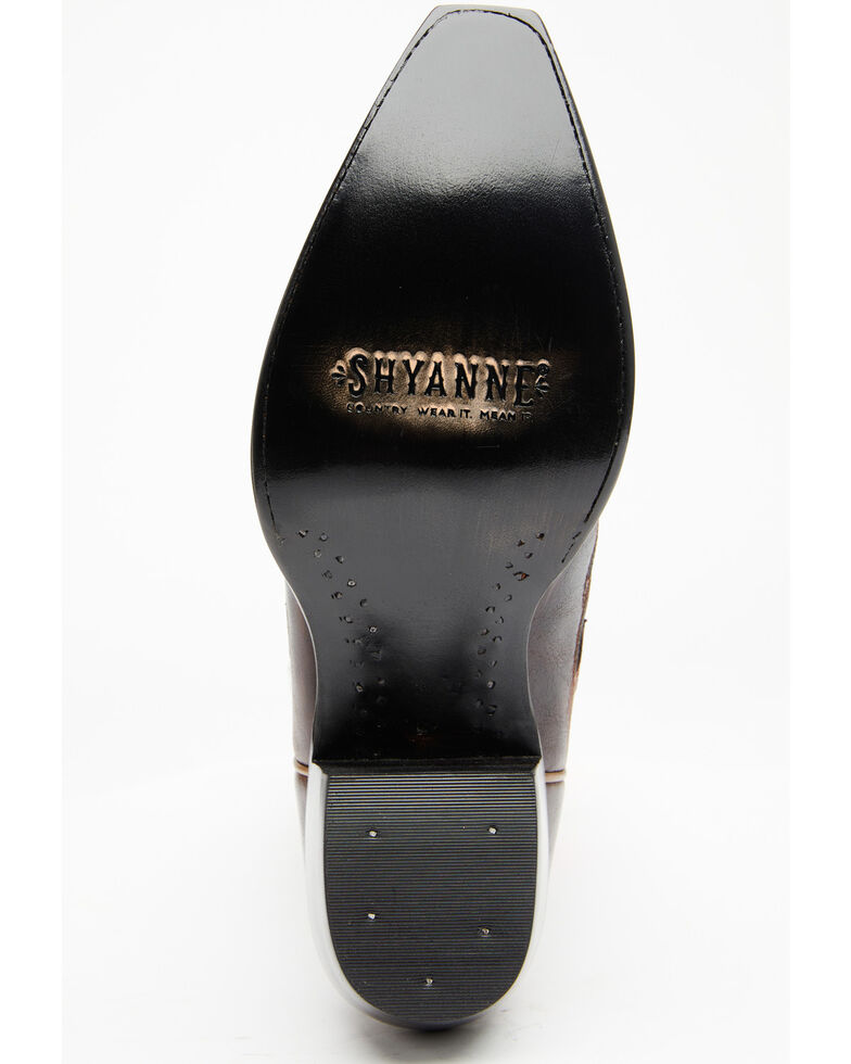 Shyanne Women's Lissa Western Boots - Snip Toe, Brown, hi-res