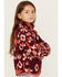 Image #2 - Wrangler Girls' Southwestern Print Sherpa Pullover , , hi-res