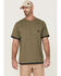 Image #1 - Hawx Men's Layered Work Pocket T-Shirt , Olive, hi-res