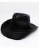 Image #1 - Hawx Men's Outback Weathered Cotton Sun Work Hat , Black, hi-res