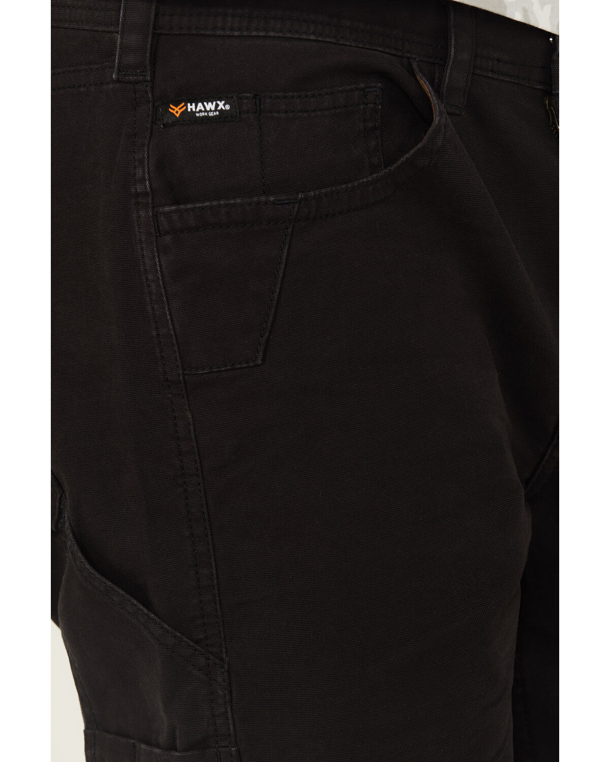 Image #2 - Hawx Men's Auger Brushed Duck Stretch Canvas Pants, Black, hi-res