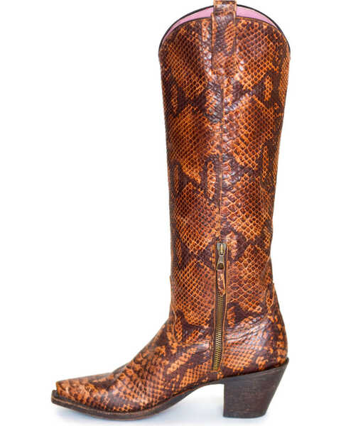 Image #3 - Miss Macie Women's Snakin' It Print Western Boots - Snip Toe , , hi-res