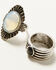 Image #2 - Shyanne Women's Moonstone Ring Set - 4 Piece, Silver, hi-res