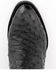 Image #6 - Ferrini Men's Colt Exotic Full-Quill Ostrich Western Boots - Round Toe, Black, hi-res