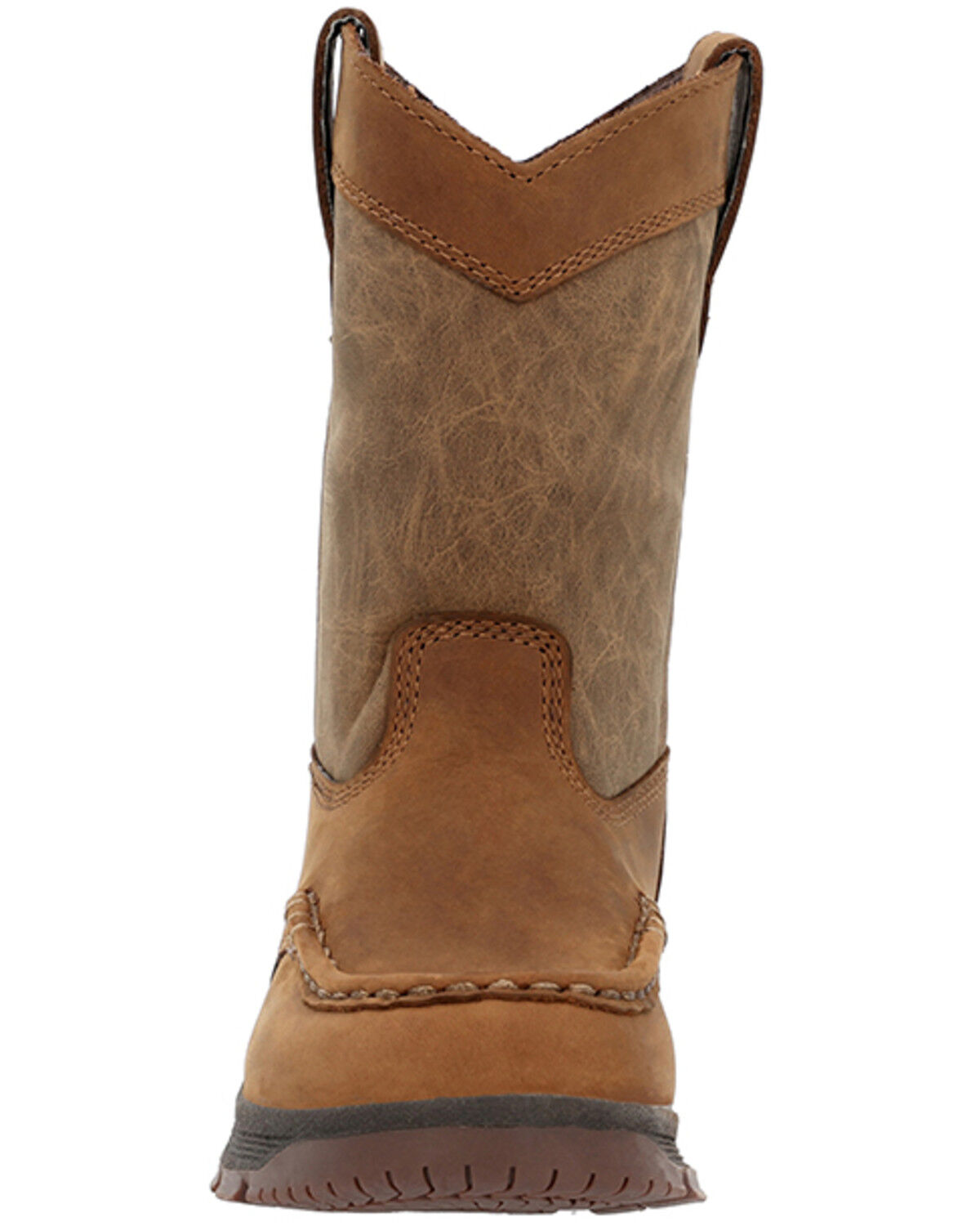 Image #4 - Georgia Boot Boys' Athens Superlyte Western Boots - Broad Square Toe, Brown, hi-res