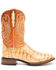 Image #2 - Dan Post Men's Tan Caiman Belly Western Boots - Broad Square Toe, Tan, hi-res