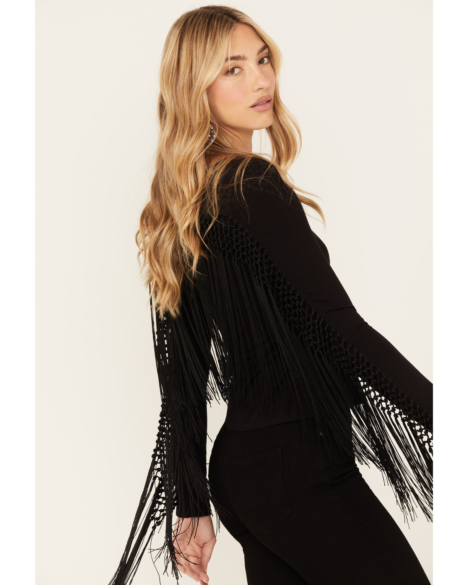 Idyllwind Women's Elsie Kimono Fringe Top - Country Outfitter