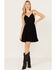 Image #1 - Shyanne Women's Lace Crochet Mini Dress, Black, hi-res