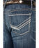 Image #4 - Cinch Men's Ian Medium Stonewash Slim Bootcut Performance Stretch Denim Jeans, Indigo, hi-res