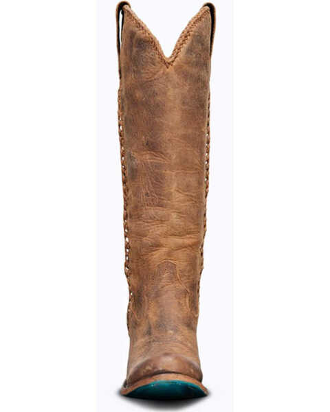 Image #4 - Lane Women's Plain Jane Western Boots - Round Toe , Brown, hi-res