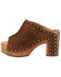 Image #3 - Dingo Women's Echo Wooden Sandals, Brown, hi-res