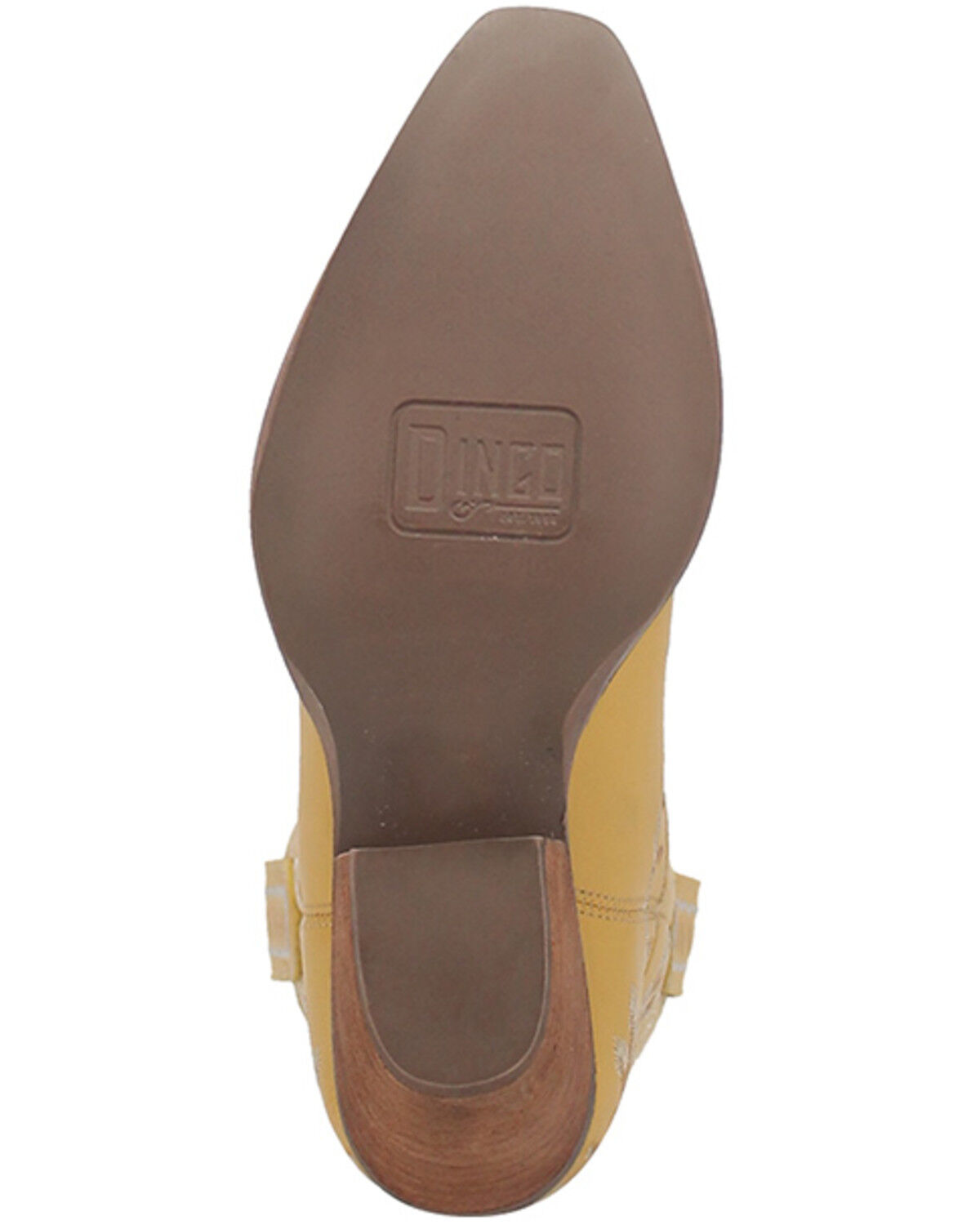 Image #7 - Dingo Women's Primrose Western Booties - Snip Toe, Yellow, hi-res