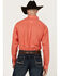 Image #4 - Ariat Men's Wilkie Geo Print Long Sleeve Button-Down Western Shirt - Tall, Red, hi-res