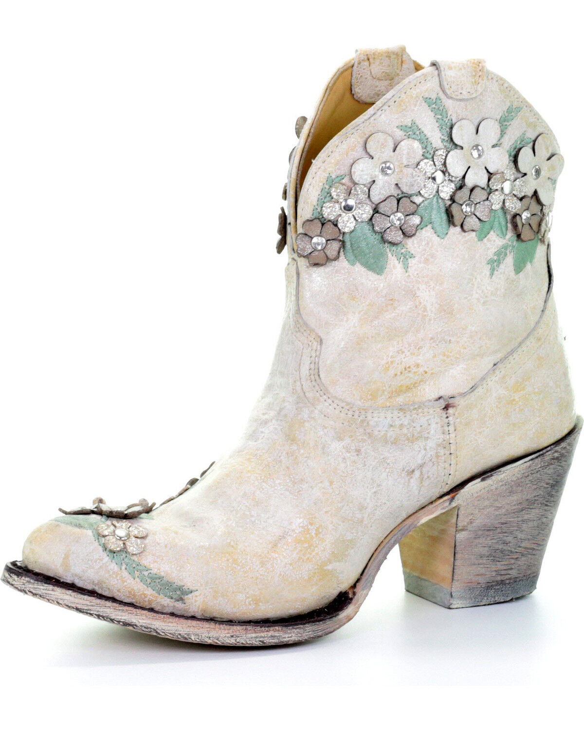 Womens floral booties clearance