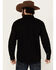 Image #4 - Cody James Men's Solid Long Sleeve Snap Denim Western Shirt - Tall, Black, hi-res