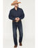 Image #1 - Wrangler 20X Men's 33MWX Emsley Dark Wash Extreme Relaxed Straight Stretch Denim Jeans, Dark Wash, hi-res