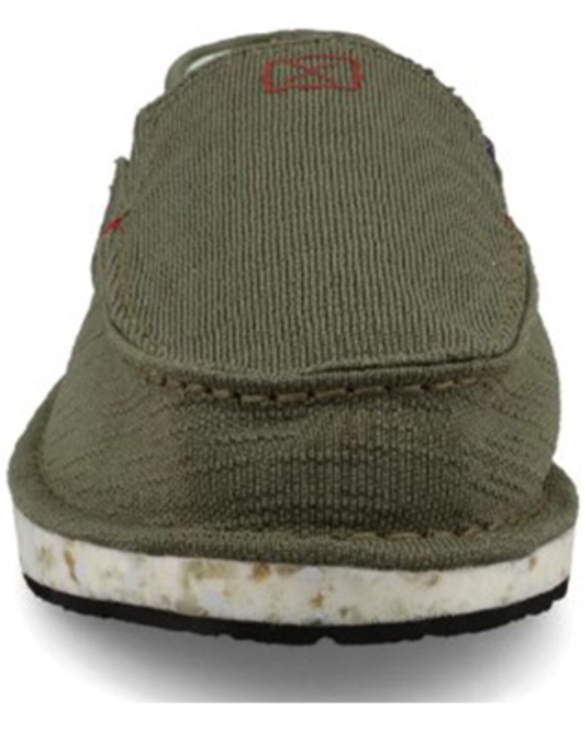 Image #4 - Twisted X Men's Circular Project™ Slip-On Shoes - Moc Toe, Green, hi-res