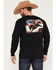 Image #1 - Cody James Men's American Legend Long Sleeve Graphic T-Shirt, Black, hi-res
