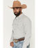 Image #2 - Cody James Men's Carson Plaid Print Long Sleeve Snap Western Shirt, White, hi-res