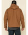 Image #3 - Carhartt Men's Washed Duck Sherpa Lined Hooded Work Jacket - Big & Tall , Brown, hi-res