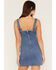 Image #4 - 26 International Women's Medium Wash Denim Sleeveless Tube Mini Dress, Medium Wash, hi-res