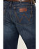 Image #4 - Wrangler Retro Men's No. 88 Dark Wash Slim Straight Stretch Jeans - Long , Dark Wash, hi-res