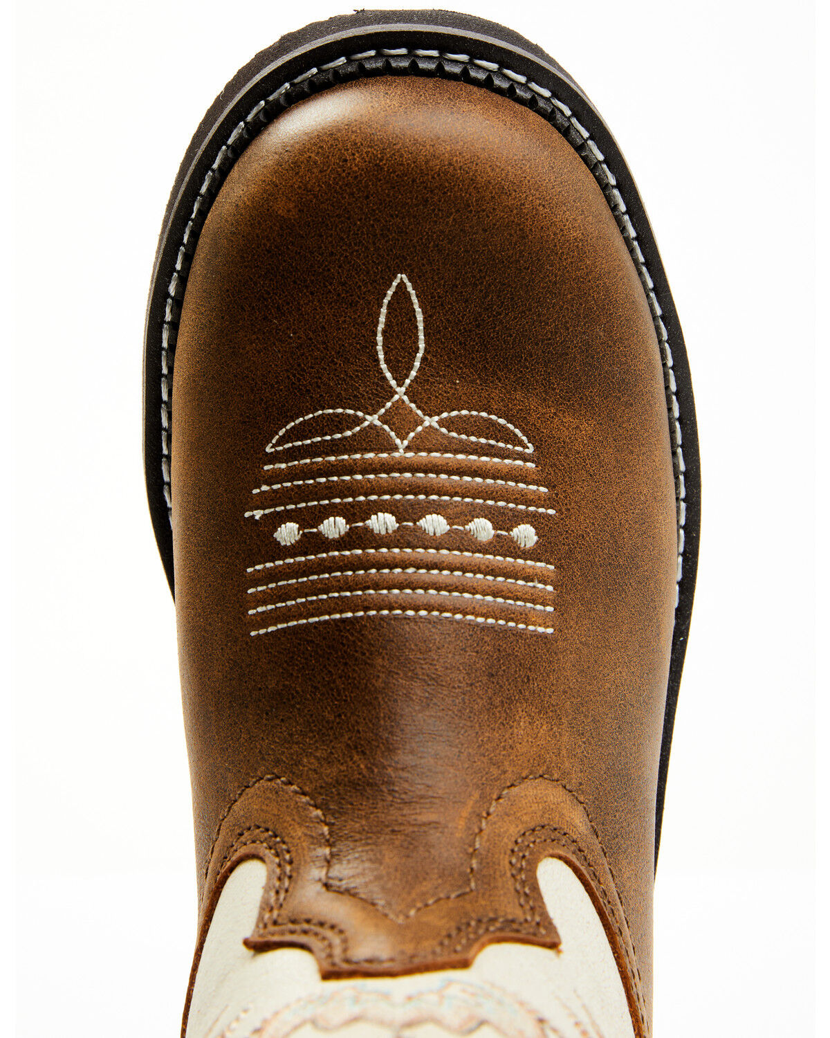Image #6 - Shyanne Women's Fillies Cambria Western Boots - Round Toe, Brown, hi-res