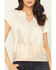 Image #4 - Idyllwind Women's Running Horses Short Sleeve Graphic Baby Tee, Cream, hi-res