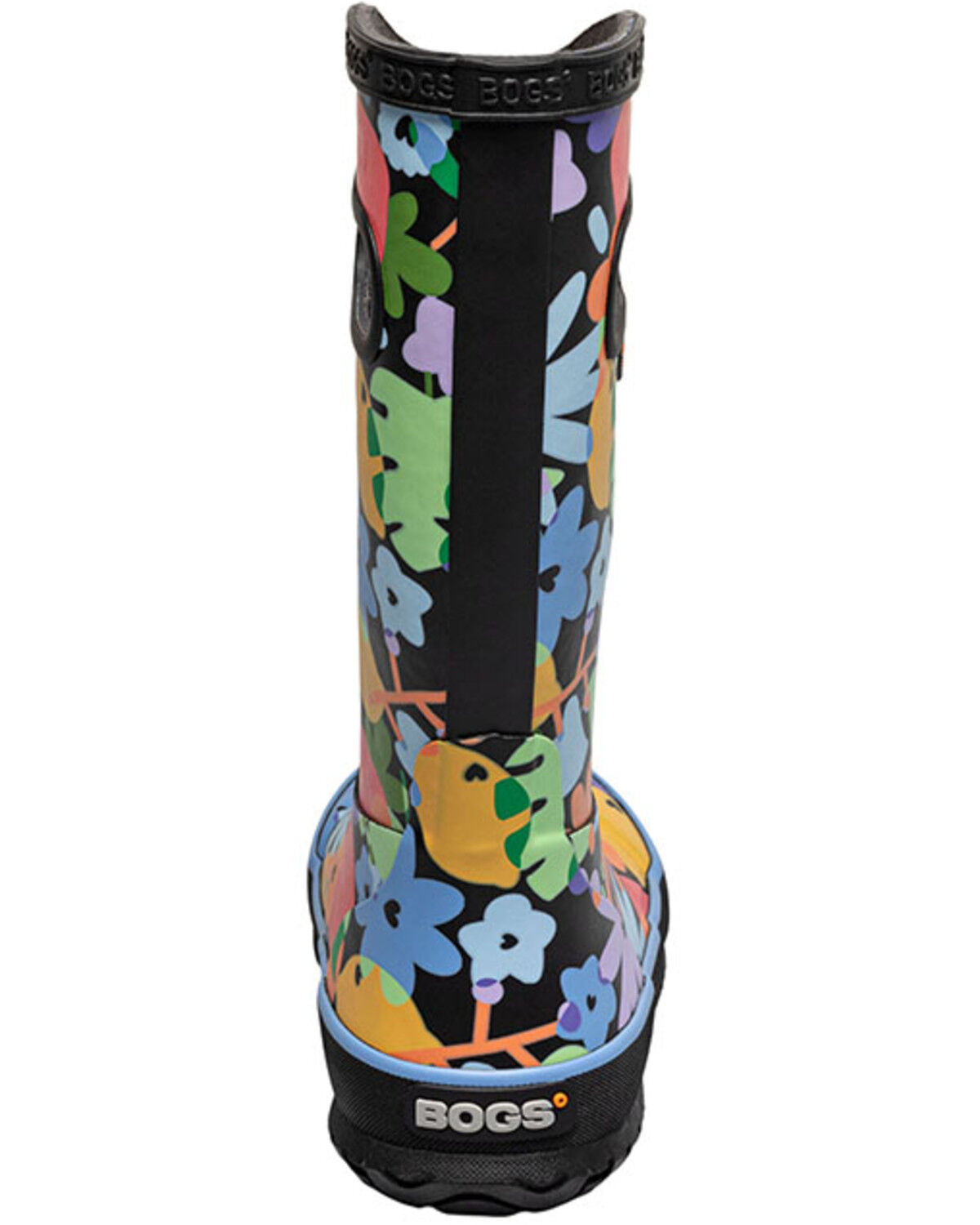 Image #5 - Bogs Girls' Overlap Flowers Rainboots, Multi, hi-res