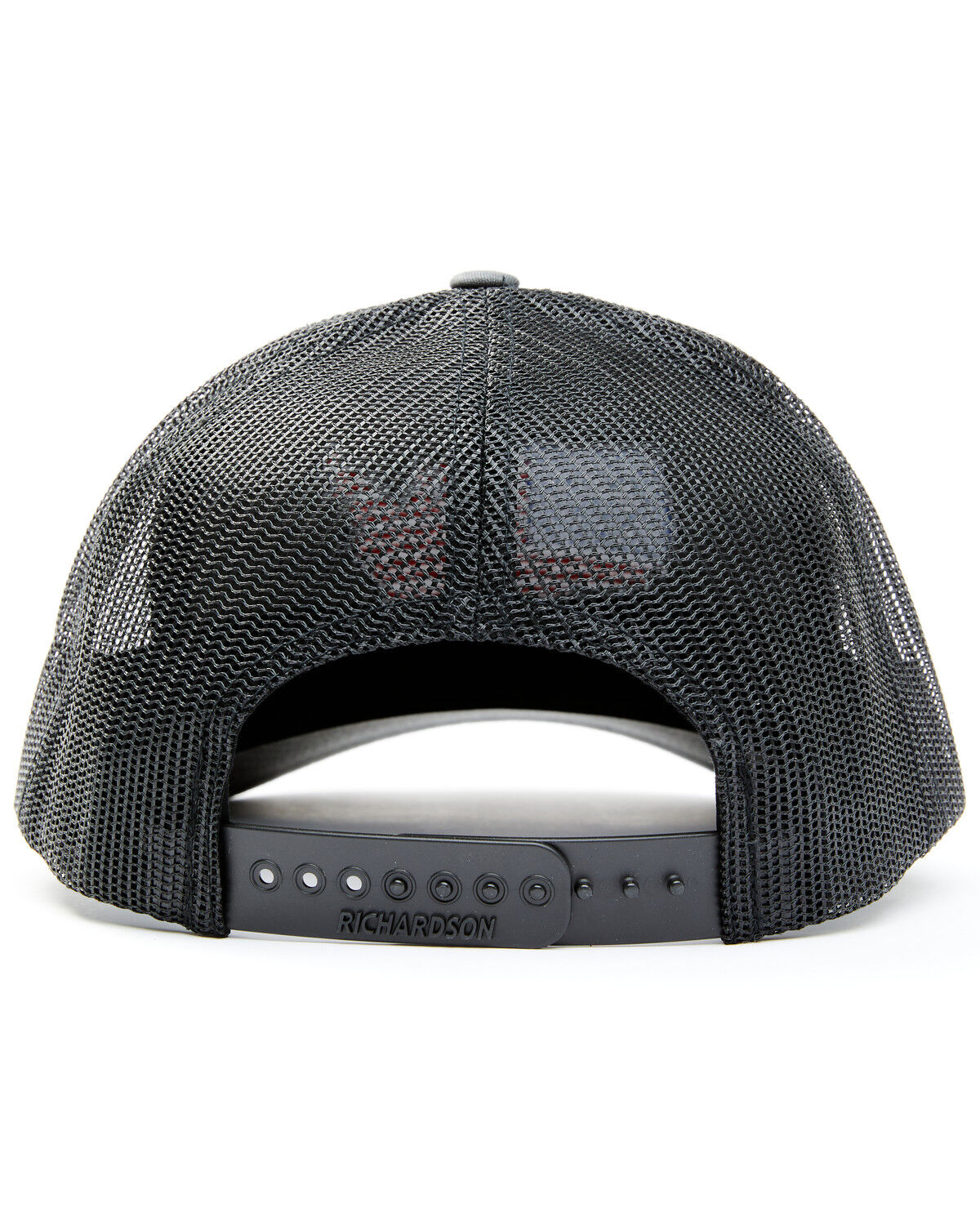 Image #3 - Oil Field Hats Men's Gray & Black American Flag US Patch Mesh-Back Ball Cap, Charcoal, hi-res