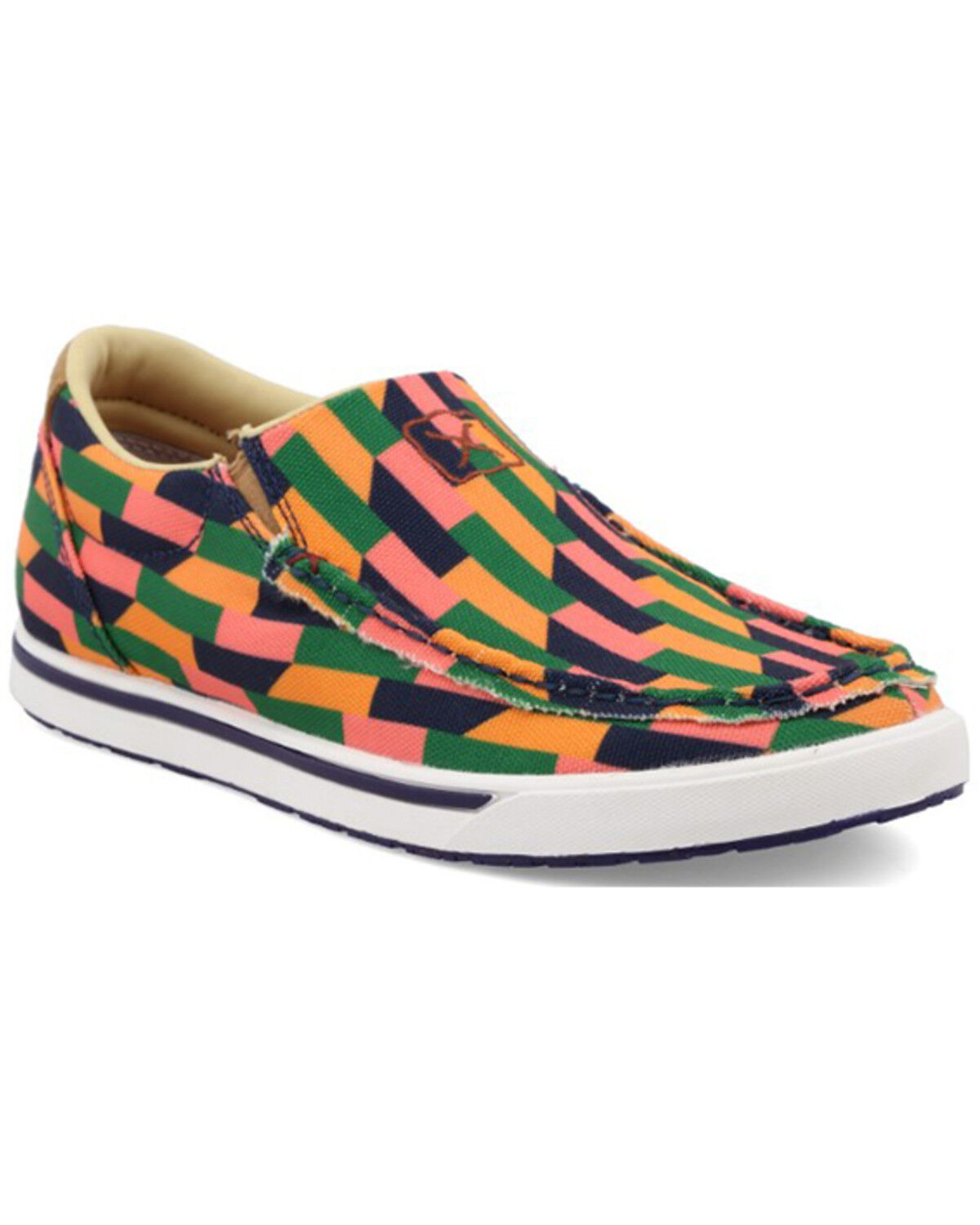 Image #1 - Twisted X Women's Slip-On Kicks - Moc Toe, Multi, hi-res