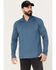 Image #1 - Brothers and Sons Men's Base Layer Quarter Zip Shirt, Teal, hi-res