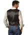 Scully Men's Suede Leather Vest, Espresso, hi-res
