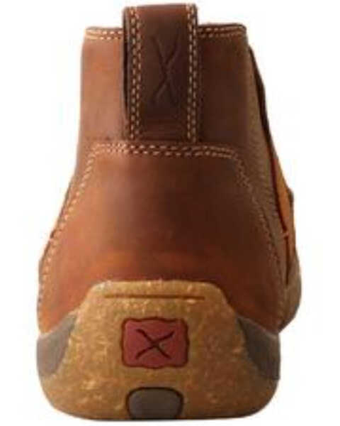 Image #4 - Twisted X Men's Basket Weave Chelsea Boots - Moc Toe, Brown, hi-res