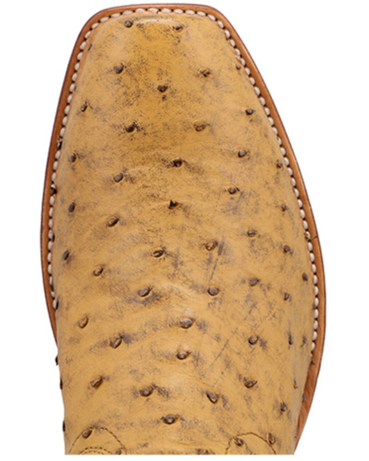 Image #6 - Twisted X Men's 13" Reserve Exotic Full-Quill Ostrich Western Boots - Square Toe, Honey, hi-res