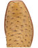 Image #6 - Twisted X Men's 13" Reserve Exotic Full-Quill Ostrich Western Boots - Square Toe, Honey, hi-res