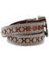 Image #2 - Shyanne Women's Rhinestone Print Belt, Brown, hi-res