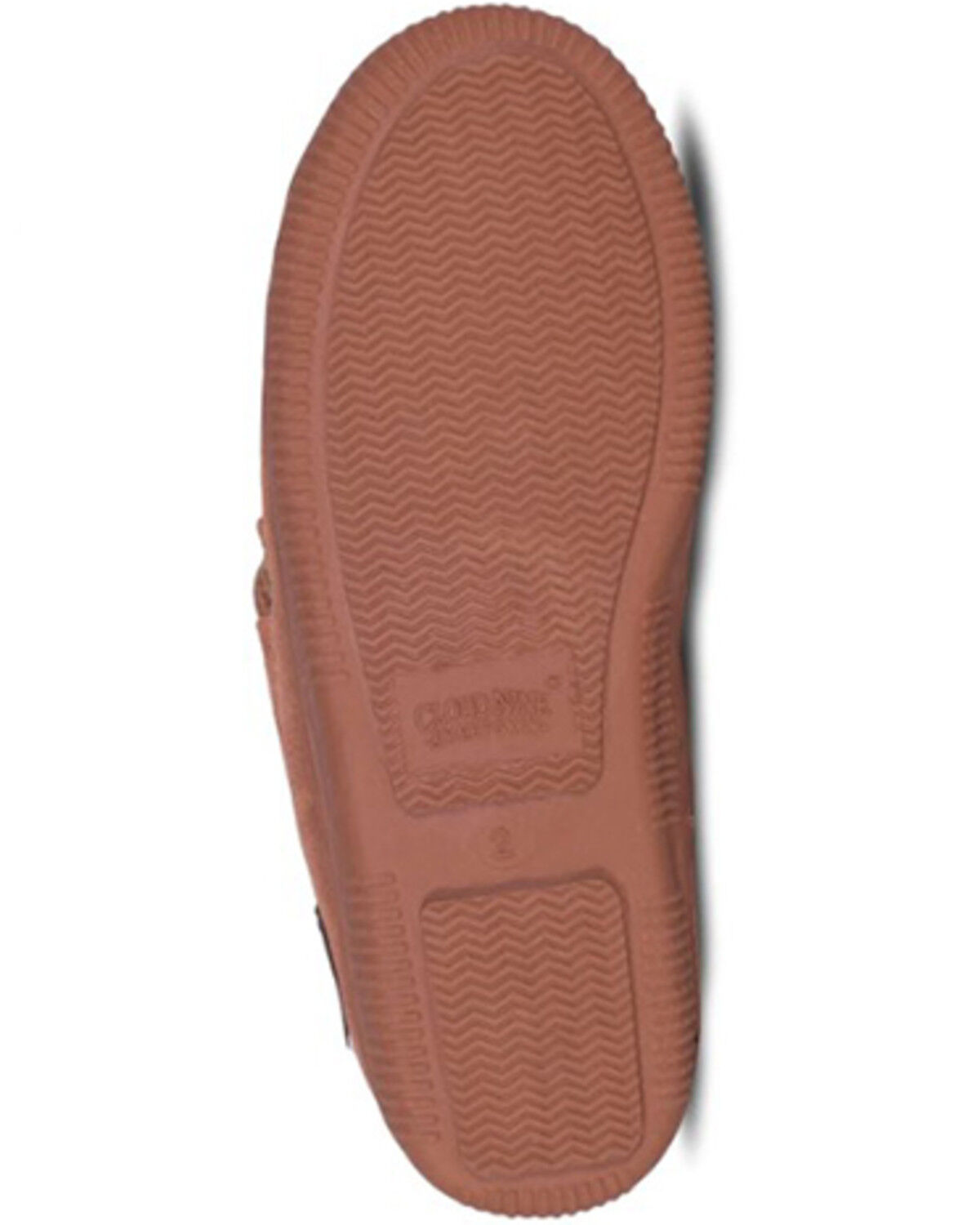 Image #6 - Cloud Nine Girls' Sheepskin Moccasins, Chestnut, hi-res