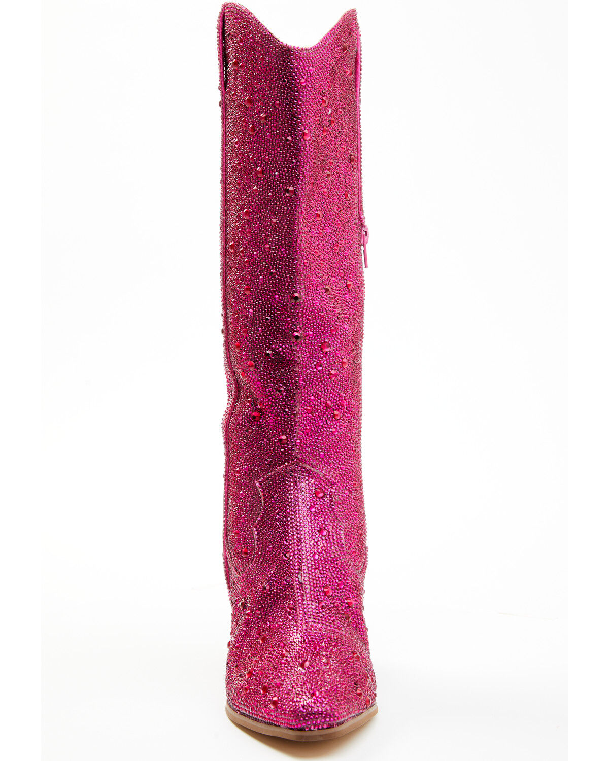 Image #4 - Matisse Women's Boot Barn Exclusive Nashville Embellished Tall Western Boots - Snip Toe, Pink, hi-res