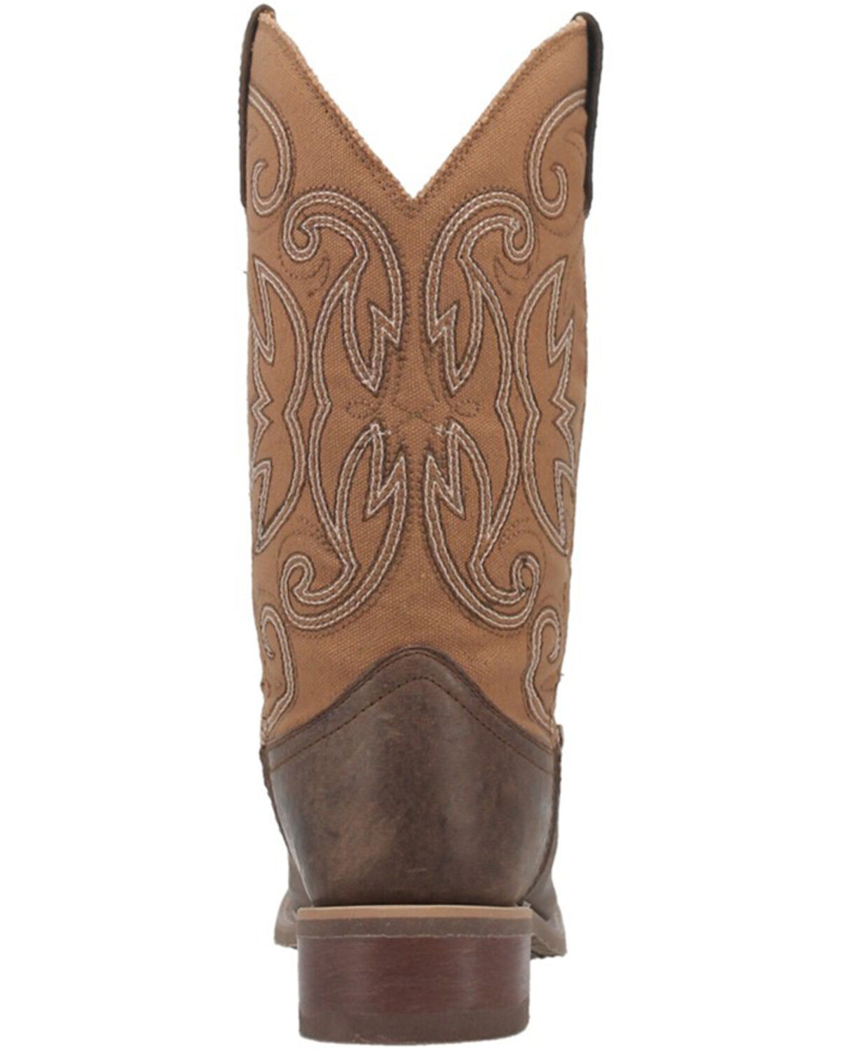 Image #5 - Laredo Women's Caney Western Performance Boots - Broad Square Toe, Honey, hi-res