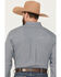 Image #4 - Cinch Men's Geo Print Long Sleeve Button-Down Performance Stretch Western Shirt, Light Blue, hi-res