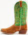 Image #3 - Justin Men's Show Off Tall Western Boots - Square Toe, Medium Brown, hi-res