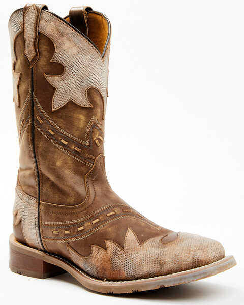 Laredo Men's 11" Sandstorm Western Boots - Broad Square Toe, Tan, hi-res