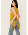 Image #4 - Rock & Roll Denim Women's Crochet Vest, Orange, hi-res