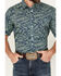 Image #3 - Roper Men's West Made Leaf and Horseshoe Print Short Sleeve Pearl Snap Western Shirt, , hi-res