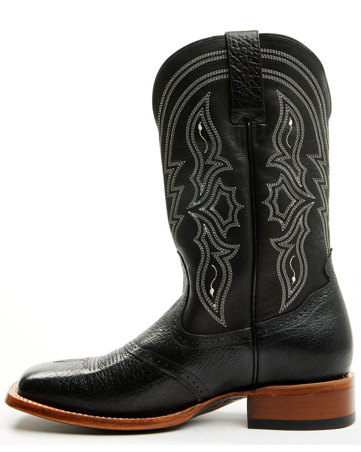 Image #3 - Cody James Men's Ashland Western Boots - Broad Square Toe, Black, hi-res
