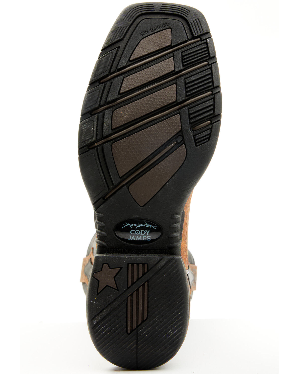 Image #7 - Cody James Men's Summit Lite Performance Boots - Broad Square Toe, Brown, hi-res