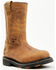 Image #1 - Hawx Men's 11" Industrial Wellington Work Boots - Composite Toe, Brown, hi-res